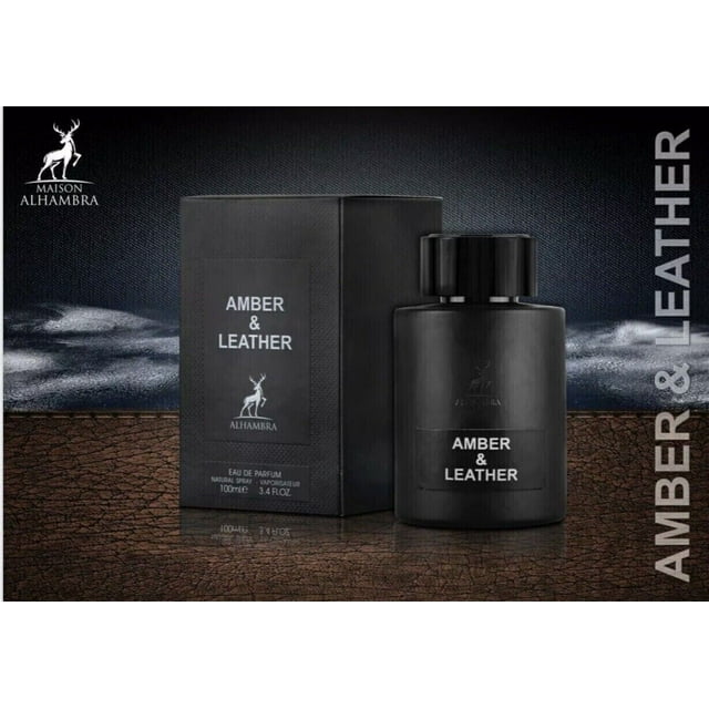 Amber & Leather EDP Perfume By Maison Alhambra 100 ML🥇Super Rich UAE Version🥇