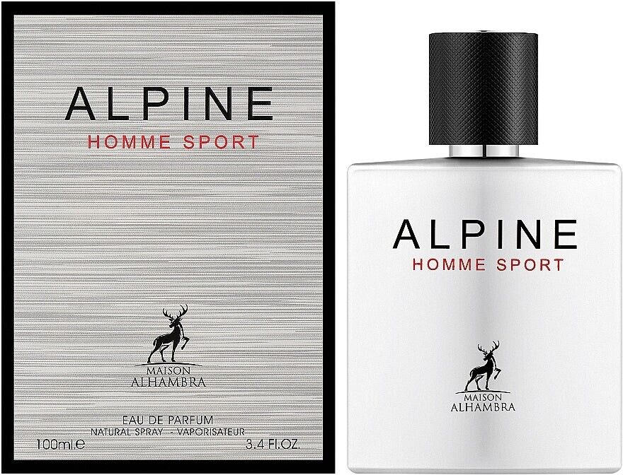 ALPINE Homme Sport Eau De Parfum By Maison Al Hambra, Lataffa For Men, 3.4OZ