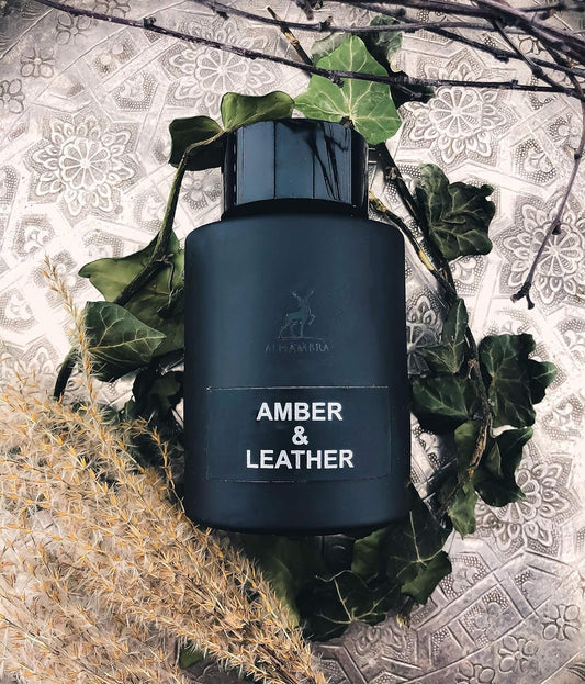 Amber & Leather EDP Perfume By Maison Alhambra 100 ML🥇Super Rich UAE Version🥇